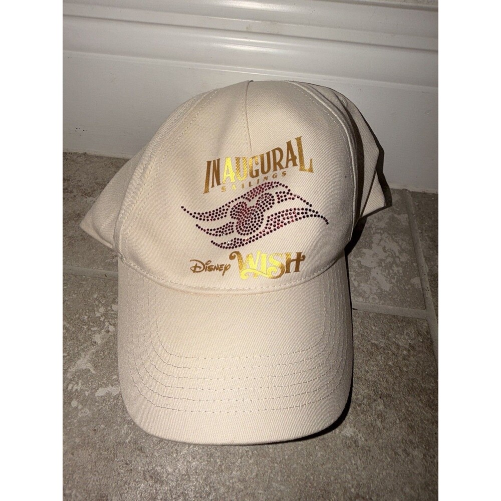 New Disney Parks Cruise Line DCL Inaugural Sailings Wish Hat Cap Adult NWT